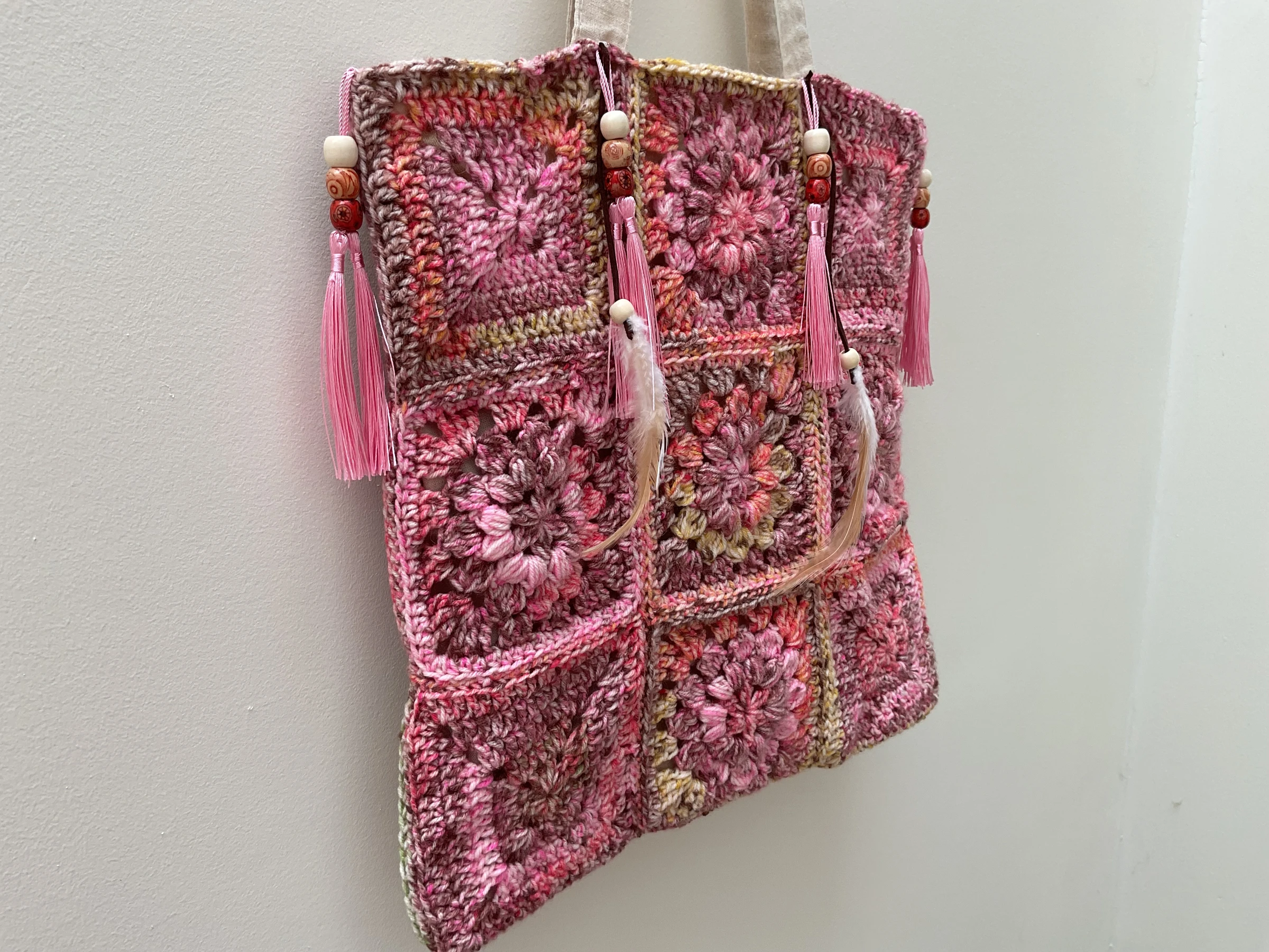 Tas Ibiza Flower! Feito à mão por Anne! Novo. – photo 2